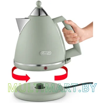 Электрочайник DeLonghi Argento Flora KBX2016.GR картинка 3